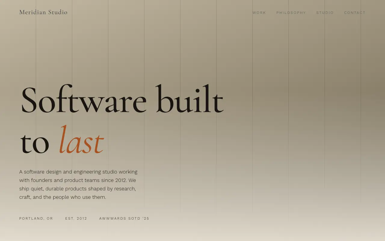 Software Studio design preview