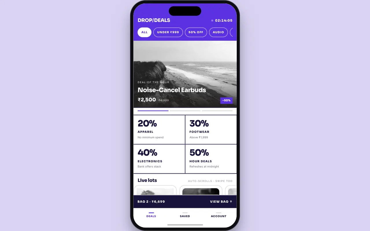 Drop Deals design preview